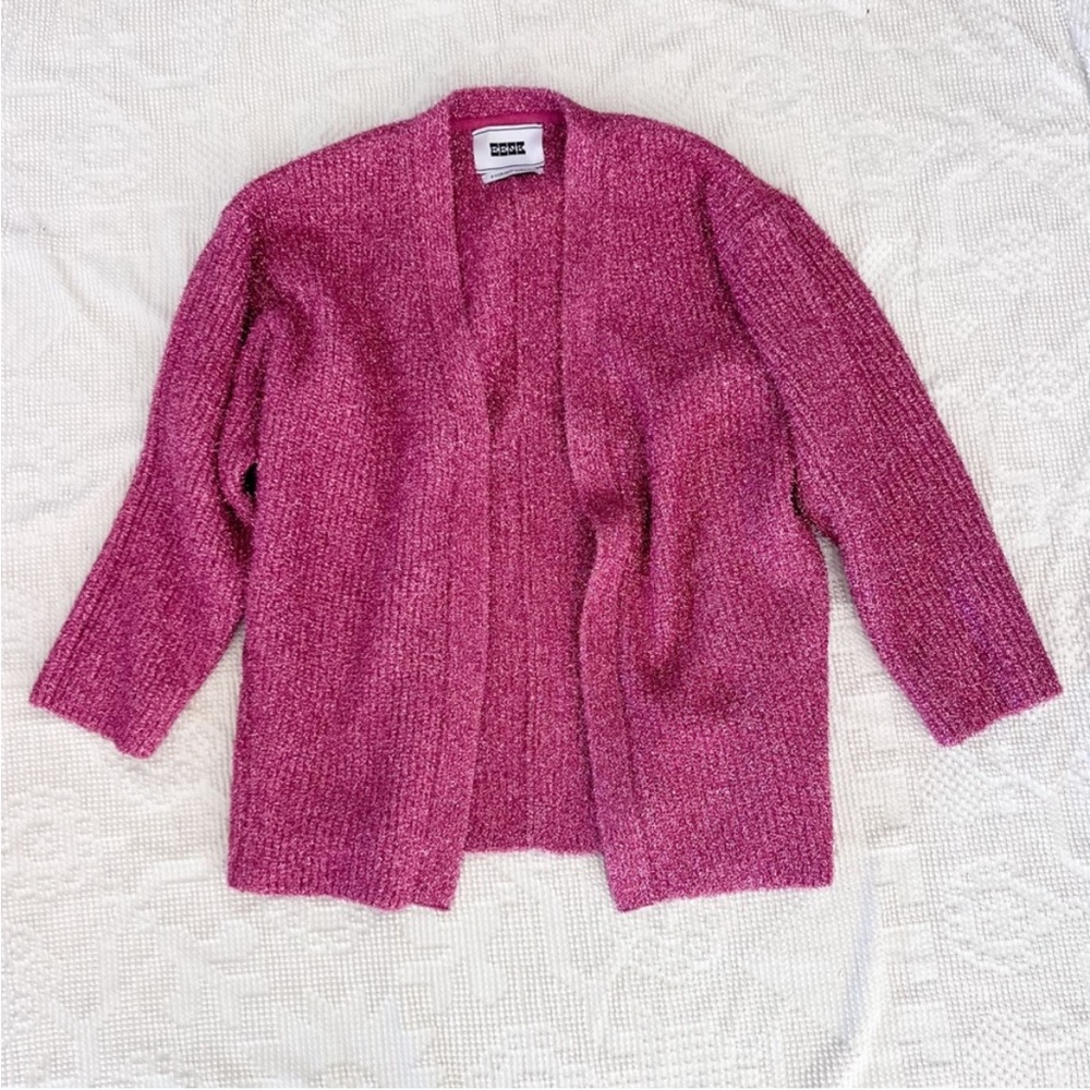 EENK Pobe Cardigan Sweater Metallic Pink